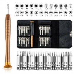 Nincs szín - 25 mágneses precíziós csavarhúzó készlet Mini Pocket Fix Kit Torx Repair Small Tool