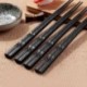 Nincs szín - 1 pár japán pálcika fém csúszásgátló sushi pálcika kínai étel ajándék USA