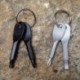 Ezüst - Pocket Outdoor Tool EDC csavarhúzó rozsdamentes acél kulcstartó kulcstartó multi készlet