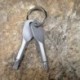 Ezüst - Pocket Outdoor Tool EDC csavarhúzó rozsdamentes acél kulcstartó kulcstartó multi készlet