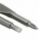 Ezüst - Pocket Outdoor Tool EDC csavarhúzó rozsdamentes acél kulcstartó kulcstartó multi készlet