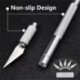 Nincs szín - 5db Hobby borotvakés szett penge tokkal sablon szett csomagďĽˆBlades Fit kés)