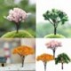 Nincs szín - 3X Sakura fa miniatűr növényi cserepek tündér dísz barkácsolás Bonsai kerti dekoráció