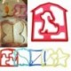 Dinoszaurusz alakú sütemény - keksz - szendvizs - pirítós formázó - kiszúró forma gyerekeknek