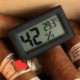 Nincs szín - Fekete mini digitális LCD kijelző hőmérő higrométer hőmérséklet-páratartalom mérő