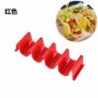 Piros - Taco tartók hullám alakú mexikói étel állvány Hot dog tartó állvány Taco állvány kijelző