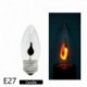 E27 gyertya - E27 E14 LED égő gyertyafény villódzó tűzhatású dekoratív láng lámpa izzó