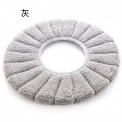 Szürke - Fürdőszoba WC-vel melegebb WC-vel mosható puha párna ülés legközelebbi szerszám takaró fedélpárna UK