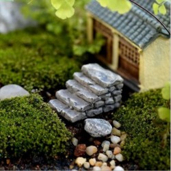 1PC Gary egyenes lépés - Figura miniatűr kézműves növény cserepes tündér babaház dekor kerti dísz DIY CA