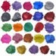 Lila sorozat - 20 színű világító porgyanta pigmentfesték UV gyanta epoxi barkácsolás ékszerek készítése USA