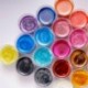 Lila sorozat - 20 színű világító porgyanta pigmentfesték UV gyanta epoxi barkácsolás ékszerek készítése USA