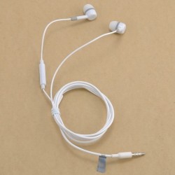 fehér - 3,5 mm-es sztereó fülbe helyezhető fülhallgató fülhallgató fülhallgató Samsung Xiaomi iPhone készülékhez