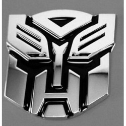 Nincs szín - 3D embléma Autobot Transformers embléma jelvény grafika matrica autó matrica dekoráció