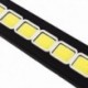 Nincs szín - 2db vízálló 20W LED 12V nappali menetfény DRL COB szalaglámpa köd autó