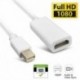 Nincs szín - Mini Display Port DP Thunderbolt - HDMI adapter kábel MacBook Pro Air iMac-hez