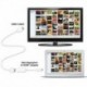 Nincs szín - Mini Display Port DP Thunderbolt - HDMI adapter kábel MacBook Pro Air iMac-hez