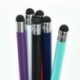 * 2 Fekete - 2in1 univerzális érintőképernyős toll iPhone iPad Samsung Tablet Phone PC-hez