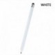 * 1 Fehér - 2in1 univerzális érintőképernyős toll iPhone iPad Samsung Tablet Phone PC-hez