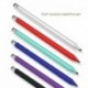 * 1 Fehér - 2in1 univerzális érintőképernyős toll iPhone iPad Samsung Tablet Phone PC-hez