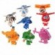 Nincs szín - 8db TV animáció Super Wings átalakító repülőgép mini játékok karakter gyerekeknek