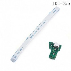 JDS-055   12 tűs kábel - PS4 USB töltőport aljzat áramköri kártya JDS 011 030 040 055 001 csatlakozóhoz