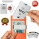 Színes - RFID biztonságos hitelkártya autókulcs-blokkoló hüvely tartó pénztárca védő tok * 10