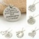 Locket üreges szív fénykép - Új egyszerű édes szavak Szeretem ezüst tónusú medál nyaklánc lánc legjobb szerető