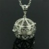 Nincs szín - Silver Locket nyaklánc illat illóolaj aromaterápiás diffúzor medál AU