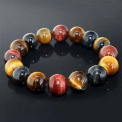 * 60 - Férfi természetes lávakő drágakő gyöngy karkötő Buddha fej varázsa gyöngyös karkötő