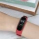 Rózsaszín - Cserélhető karkötő Xiaomi Mi band 3 4 sport karszalag lélegző hevederhez