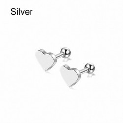 Ezüst - 2db Heart Star porc Tragus kagyló Helix felső fülbevaló fülbevaló szúrás Egyesült Királyságban