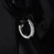 Ezüst-6mm - Septum Clicker Piercing ajakporc Tragus fülgyűrű karika csapok fülbevaló ékszerész