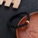 Fekete - Lava Stone gyöngyös karkötő meleg férfiak szivárvány színű büszkeség meleg barátság ékszerek Egyesült