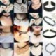5 * - Vintage retro fekete bársony kristály varázsa medál choker nyaklánc gótikus ékszerek