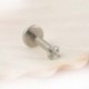 3mm - 16G CZ drágakő kerek Tragus ajakgyűrű Monroe fülporcos fülbevaló piercing punk