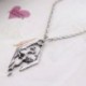 Nincs szín - Divat Cool The Elder Scrolls Logo Skyrim Dragon Charm medál lánc nyaklánc