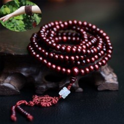 * 18 Kávé - Divat természetes fekete láva kő gyöngyös karkötő varázsa Buddha fej karkötő