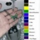 Nincs szín - Pillangó medál színváltozás hangulat medál rozsdamentes acél érzelem nyaklánc