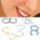 Arany (1 párďĽ ‰ - Kristály színes nyelvű szemöldök ajak hasa köldök orrgyűrű testpiercing ékszerek