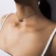 1-pillangó / ezüst - Divat női arany ezüst pillangó medál nyaklánc choker lánc ékszerek USA