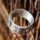 Nincs szín - Állítható FENG SHUI PIXIU MANI MANTRA VÉDELMI WEALTH GYŰRŰ STERLING SILVER UK