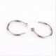 Arany - 2x rozsdamentes acél orr nyitott karika gyűrű fülbevaló testpiercing csavarok elegáns ékszerek