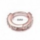 Rose Gold-6mm - 6/8 / 10mm Septum Clicker orr fülgyűrű karika csapok Piercing Helix Tragus Opal US