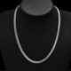 18 hüvelyk - 925 sterling szilárd ezüst 6 mm-es lapos kígyólánc férfi női nyaklánc 16 - 24 hüvelyk