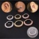 A - Ezüst Huggie Hoop fülbevaló fülpiercing Helix porc Tragus EarStud orrgyűrű
