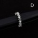 D - Ezüst Huggie Hoop fülbevaló fülpiercing Helix porc Tragus EarStud orrgyűrű