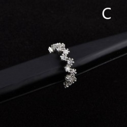 C - Ezüst Huggie Hoop fülbevaló fülpiercing Helix porc Tragus EarStud orrgyűrű