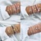 * 13 4db / tétel - Női Boho karkötő térkép gyöngy szerelmes szív bojt karperec mandzsetta készlet ékszer ajándékok