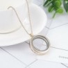 * 2 Arany - Living Memory lebegő varázsa kristályüveg kerek medál medál nyaklánc 30mm