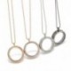 * 2 Arany - Living Memory lebegő varázsa kristályüveg kerek medál medál nyaklánc 30mm